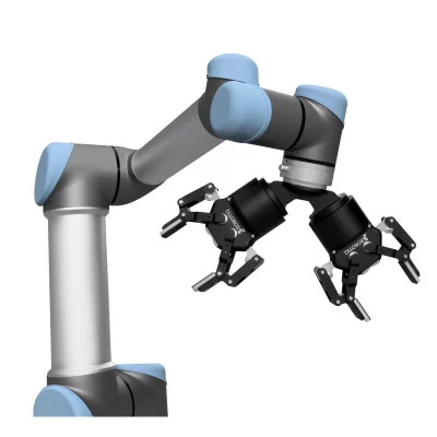2-Finger-Greifer von Robotiq 4 Robotiq Robotergreifer 2f-85 2 Greifer am Universal Robots