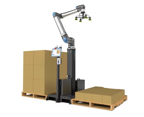 Palettieren mit Robotiq 3 Robotiq Palettierer PE-Series mit Universal Robots UR20